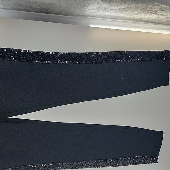 Black Sequin-Trimmed Pants NWT - Picture 9 of 13